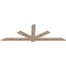 Ekena Millwork Kennewick Smooth Timber Gable Bracket, Douglas Fir, 96"W x 32"H x 1 1/2"D x 5 1/2"F, 8/12 Pitch GBW096X32X0206KEN00SDF - alternate 4